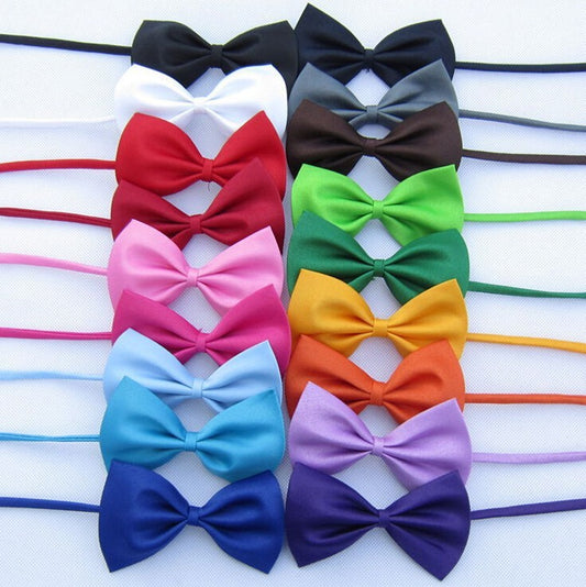 Colorful Adjustable Bow Tie for Dogs and Cats – Cute Pet Neck Tie
