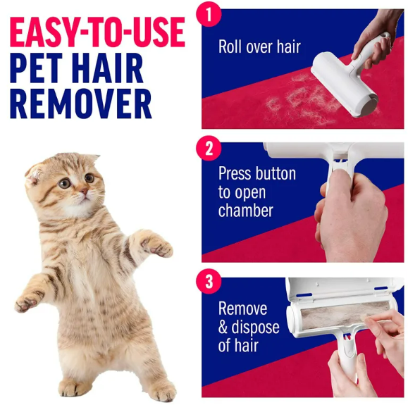 Reusable Pet Hair Remover Roller – Remove Fur In Seconds