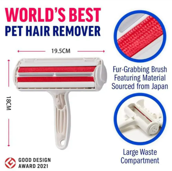 Reusable Pet Hair Remover Roller – Remove Fur In Seconds