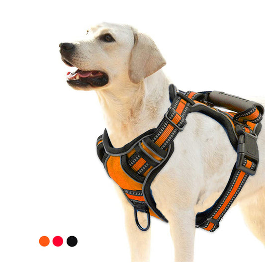 Reflective No-Pull Dog Harness — Comfortable & Adjustable
